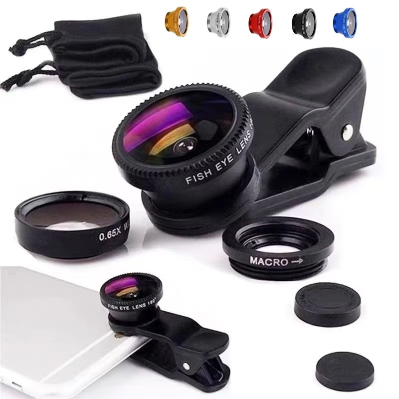 Lente 3 em 1 para celular com  - Fishing Camera avaliação e preço